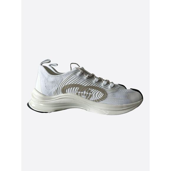 Gucci White GG Logo Run Sneaker